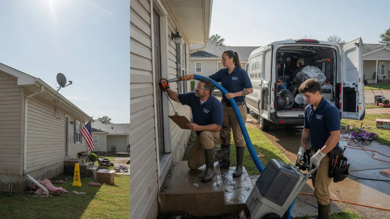 Ceiling Water Damage Restoration in Trempealeau, WI near me